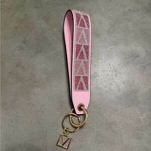 Pink and Gold Keychain